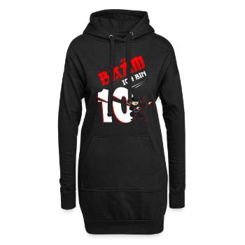 10. Geburtstag Junge 10 Jahre alt - Hoodie-Kleid - Schwarz - Vorne