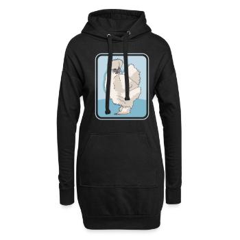 Silk Chicken Silk Chickens Silkie Chickens Cadeau - Sweat-shirt à capuche long Femme - noir - Devant