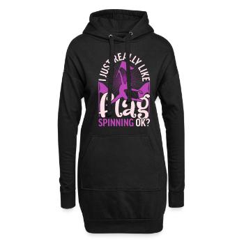 Color Guard Color Guardian - Sweat-shirt à capuche long Femme - noir - Devant