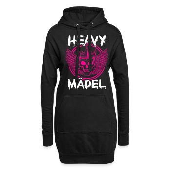 Biker Rocker, Heavy Rock, Punk, Hard Girl Metal - Sweat-shirt à capuche long Femme - noir - Devant