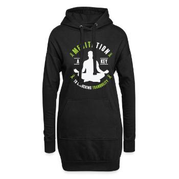 Mois de la sensibilisation à la santé mentale, - Sweat-shirt à capuche long Femme - noir - Devant