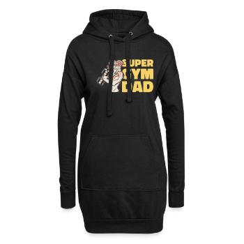 Fitness Fathers Day Gym Workout Training Coach - Hoodie Dress - black - Front