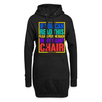 Please Put Me Back In My Camp Chair 3 - Hoodie Dress - black - Front