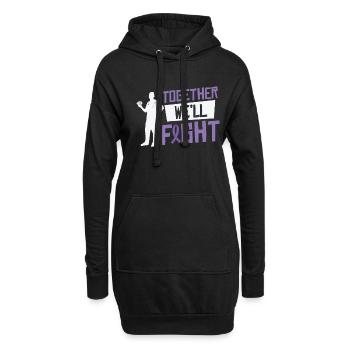 Alzheimer-Bewusstsein Gehirn Ärzte Gesundheit - Hoodie-Kleid - Schwarz - Vorne