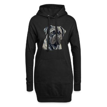 Cane Corso für einen Cane Corso Besitzer - Hoodie-Kleid - Schwarz - Vorne