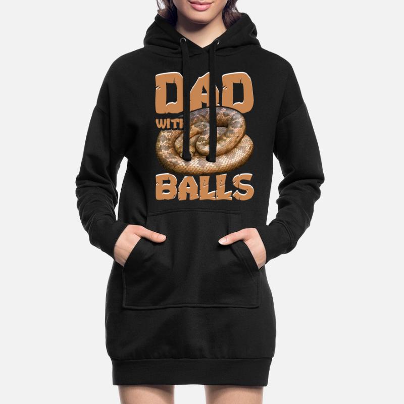 Ball Python Snake Hoodie Dress