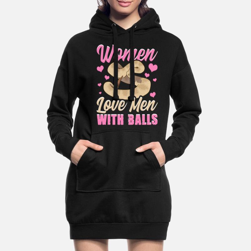 Kugelpython Schlange Hoodie-Kleid