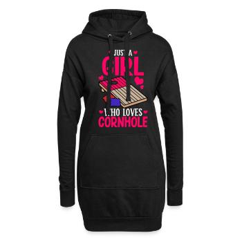 Corn Hole - Hoodie Dress - black - Front