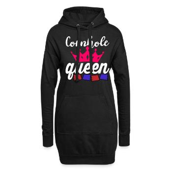 Corn Hole - Hoodie Dress - black - Front