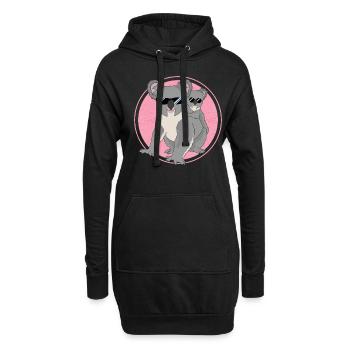 Koalas Koalas | Koala Bear Koala Bear Cadeau - Sweat-shirt à capuche long Femme - noir - Devant