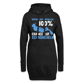Schullehrerin Lehrerin - Hoodie-Kleid - Schwarz - Vorne