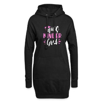 Enfant de maternelle Inscription scolaire Cadeau scolaire - Sweat-shirt à capuche long Femme - noir - Devant