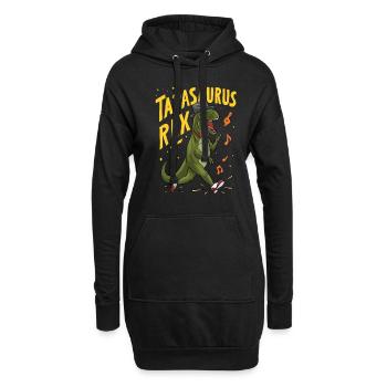 Tapasaurus rex Dinosaure T-rex Tyrannosaurus rex - Sweat-shirt à capuche long Femme - noir - Devant