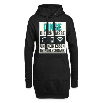 Die vier Reiter der modernen Apocalypse - Hoodie-Kleid - Schwarz - Vorne