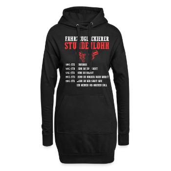 Lackierer Autolackierer Stundenlohn Fahrzeuglackie - Hoodie-Kleid - Schwarz - Vorne
