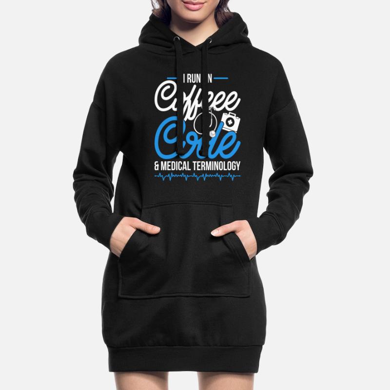 Coding Specialist Coffee, Code & Medical Terminology Hoodie Dress