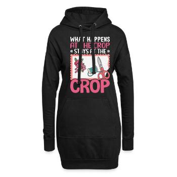 Scrapbooking Scrapbooker - Sweat-shirt à capuche long Femme - noir - Devant