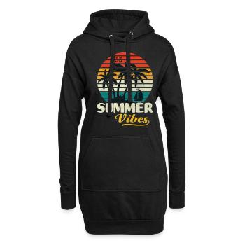 Sailing Sailors Summer Vibes Sailor Gifts - Sweat-shirt à capuche long Femme - noir - Devant