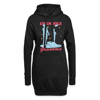 Mamie joueuse de Cornhole | Blind Hole Bean Bag Cadeau - Sweat-shirt à capuche long Femme - noir - Devant