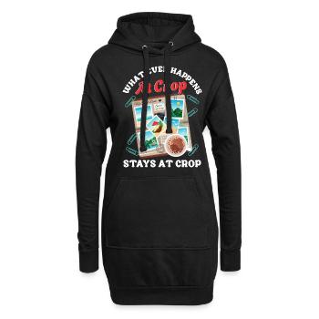 Scrapbooking Scrapbooker - Hoodie-Kleid - Schwarz - Vorne
