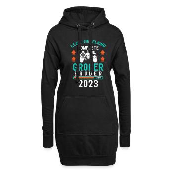 Großer Bruder 2023 Loading Complete Gamer - Hoodie-Kleid - Schwarz - Vorne
