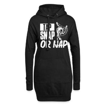 Brazilian Jiu Jitsu MMA Bjj Hugger - Hoodie-Kleid - Schwarz - Vorne