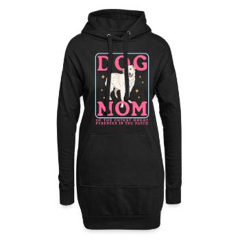Chien de montagne des Pyrénées Maman Chiens Chien Chien Propriétaire Cadeau - Sweat-shirt à capuche long Femme - noir - Devant