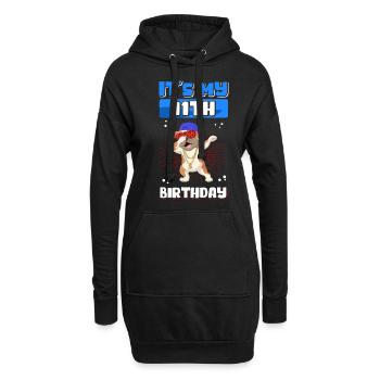 11. Geburtstag Geschenkidee 11 Jahre Geschenk - Hoodie-Kleid - Schwarz - Vorne
