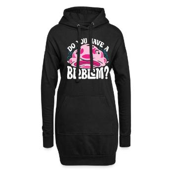 Blobfisch Avez-vous un Bloblem? - Sweat-shirt à capuche long Femme - noir - Devant