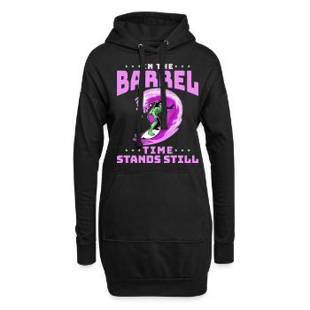 Surf, kitesurf, wakeboard, beach surfers - Sweat-shirt à capuche long Femme - noir - Devant