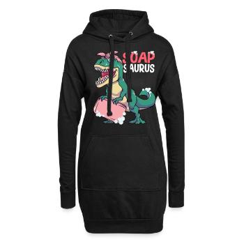 Fabrication de savon, savonnier, savonologue - Sweat-shirt à capuche long Femme - noir - Devant