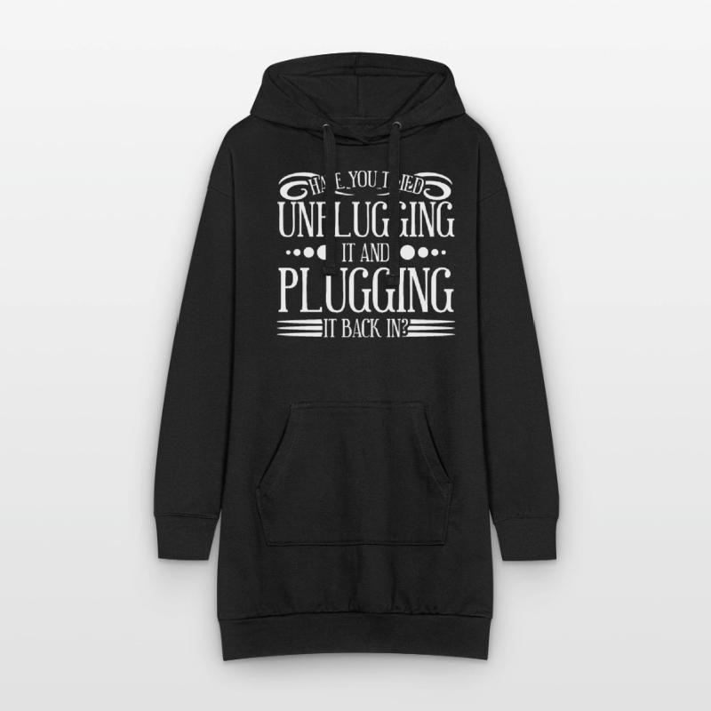Informatiker Computer Informatik Admin Hoodie-Kleid
