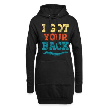 Chiropraktiker Chiropraktik Wirbelsäule Flüsterer - Hoodie-Kleid - Schwarz - Vorne