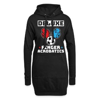 Fans de baby-foot Cadeaux Wuzler Foosball - Sweat-shirt à capuche long Femme - noir - Devant