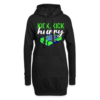 Fans de baby-foot Cadeaux Wuzler Foosball - Sweat-shirt à capuche long Femme - noir - Devant