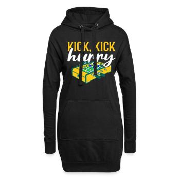 Fans de baby-foot Cadeaux Wuzler Foosball - Sweat-shirt à capuche long Femme - noir - Devant