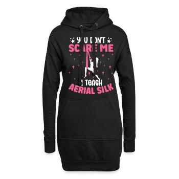 Acrobate - Sweat-shirt à capuche long Femme - noir - Devant