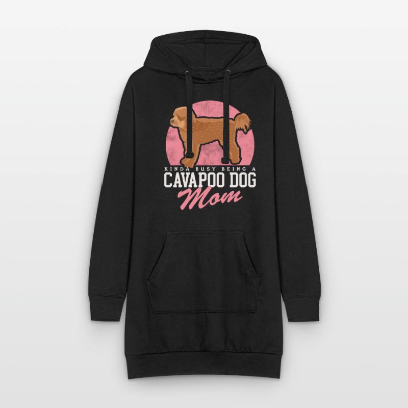 Cavapoo Mom Hunde Cavoodle Hundebesitzer Geschenk Hoodie-Kleid