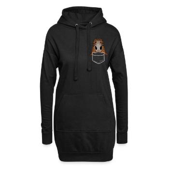 Shetlandpony Hemdtasche Shetty - Hoodie-Kleid - Schwarz - Vorne