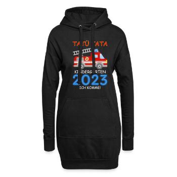 Kindergarten 2023 - Hoodie-Kleid - Schwarz - Vorne