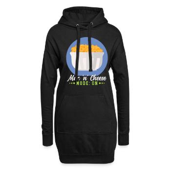 Macaroni and cheese | Mac and Cheese Gift - Hoodie Dress - black - Front