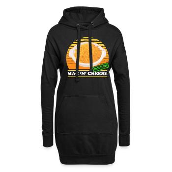Macaroni with Cheese Mac and Cheese Gift - Hoodie Dress - black - Front
