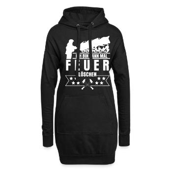 Jugendfeuerwehr Freiwillige Feuerwehr - Hoodie-Kleid - Schwarz - Vorne