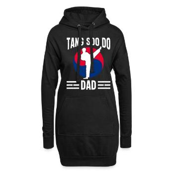 Cadeau Tang Soo Do - Sweat-shirt à capuche long Femme - noir - Devant