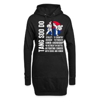 Tang Soo Do Cadeau - Sweat-shirt à capuche long Femme - noir - Devant