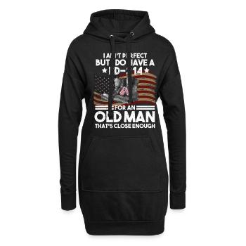 Vétéran du Vietnam - Sweat-shirt à capuche long Femme - noir - Devant