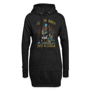 Arzt, Mediziner, Medizin Student, Sponsion - Hoodie-Kleid - Schwarz - Vorne