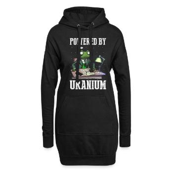 Erneuerbare Nukleare Spruch für Nukleartechnik - Hoodie-Kleid - Schwarz - Vorne