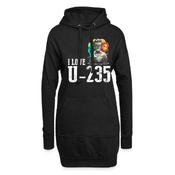 Nuklearingenieur für Kernkraftwerk und Kernenergie - Hoodie-Kleid - Schwarz - Vorne