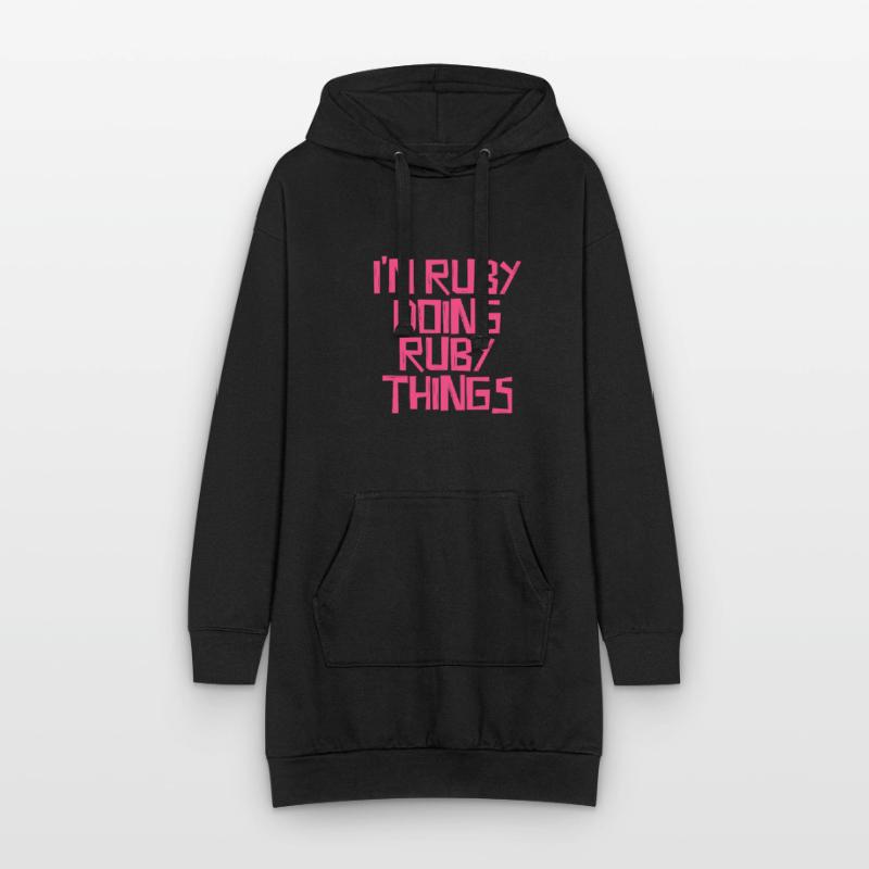 I'm Ruby doing Ruby things Hoodie-Kleid